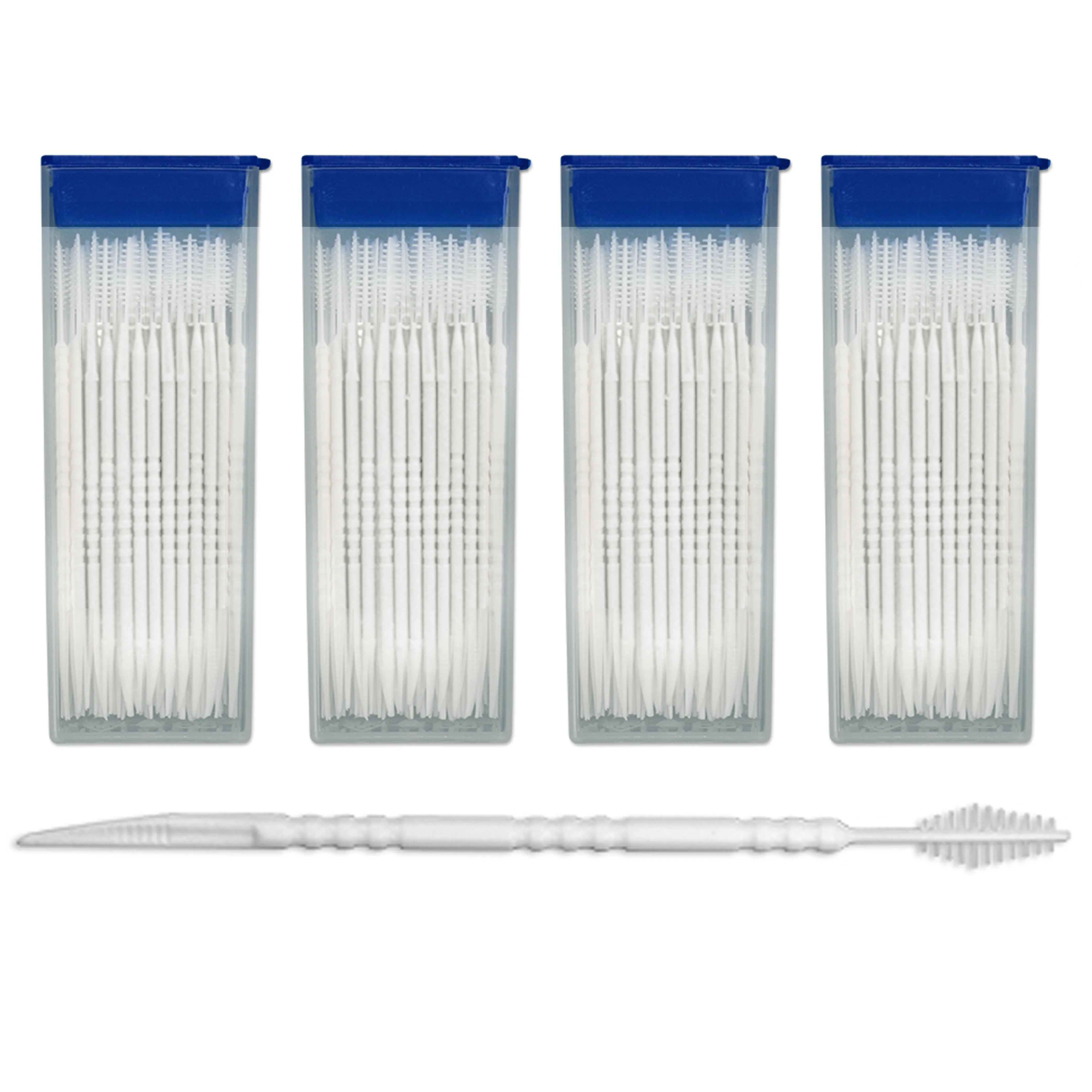 240 Pcs Interdental Brush Head Picks Floss Sticks Tooth Oral Cleaning Toothpicks