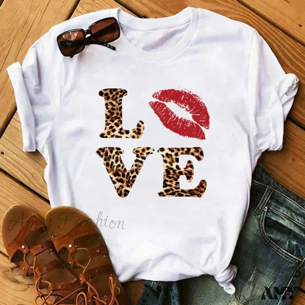 Amy Fashion - Mouse Female Casual White Harajuku T-Shirt