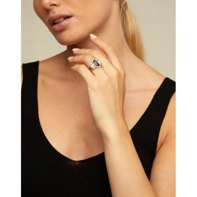 Asceplius Multicolor Faceted Crystal Ring