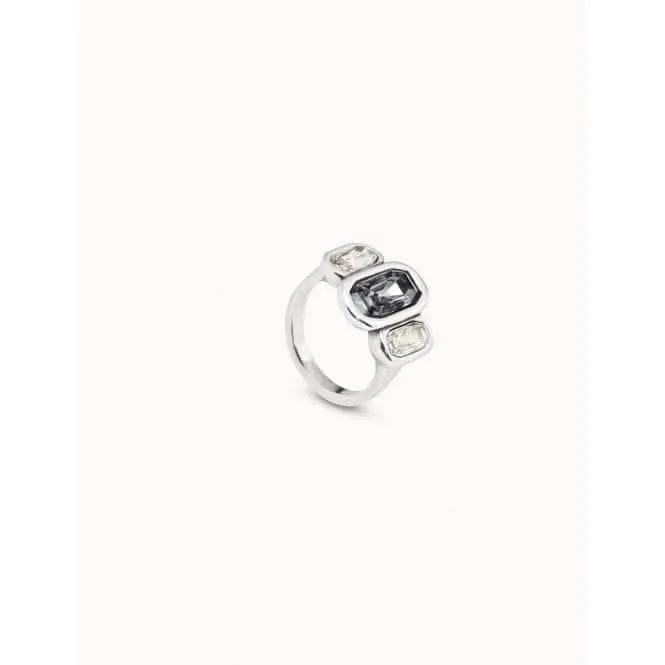 Asceplius Multicolor Faceted Crystal Ring