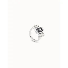 Asceplius Multicolor Faceted Crystal Ring