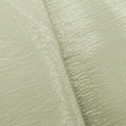 Bone Ivory Soft Vinyl Textured Jacketing Woven  Fabric