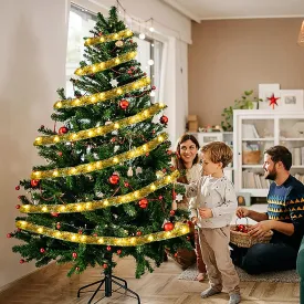 🎅Christmas Sale🎄 Christmas Ribbon LED String Lights Christmas Tree Decoration Lights Satin Lights