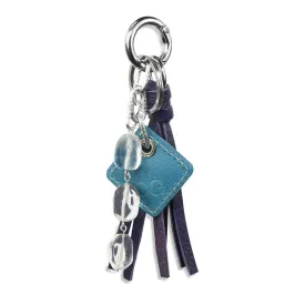 ClaudiaG Lucca Leather Bag Charm-Purple