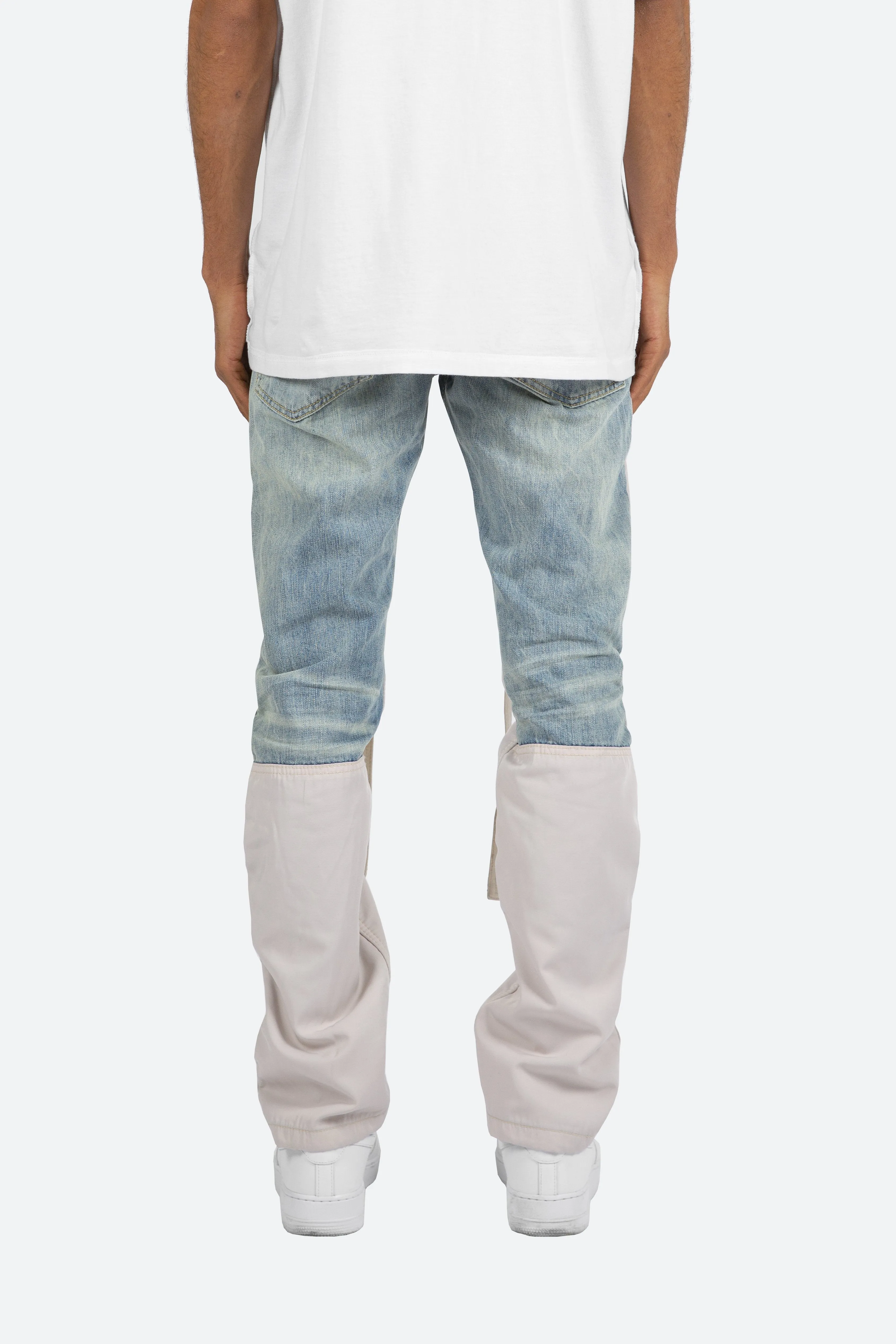 D187 Western Denim - Blue/Natural