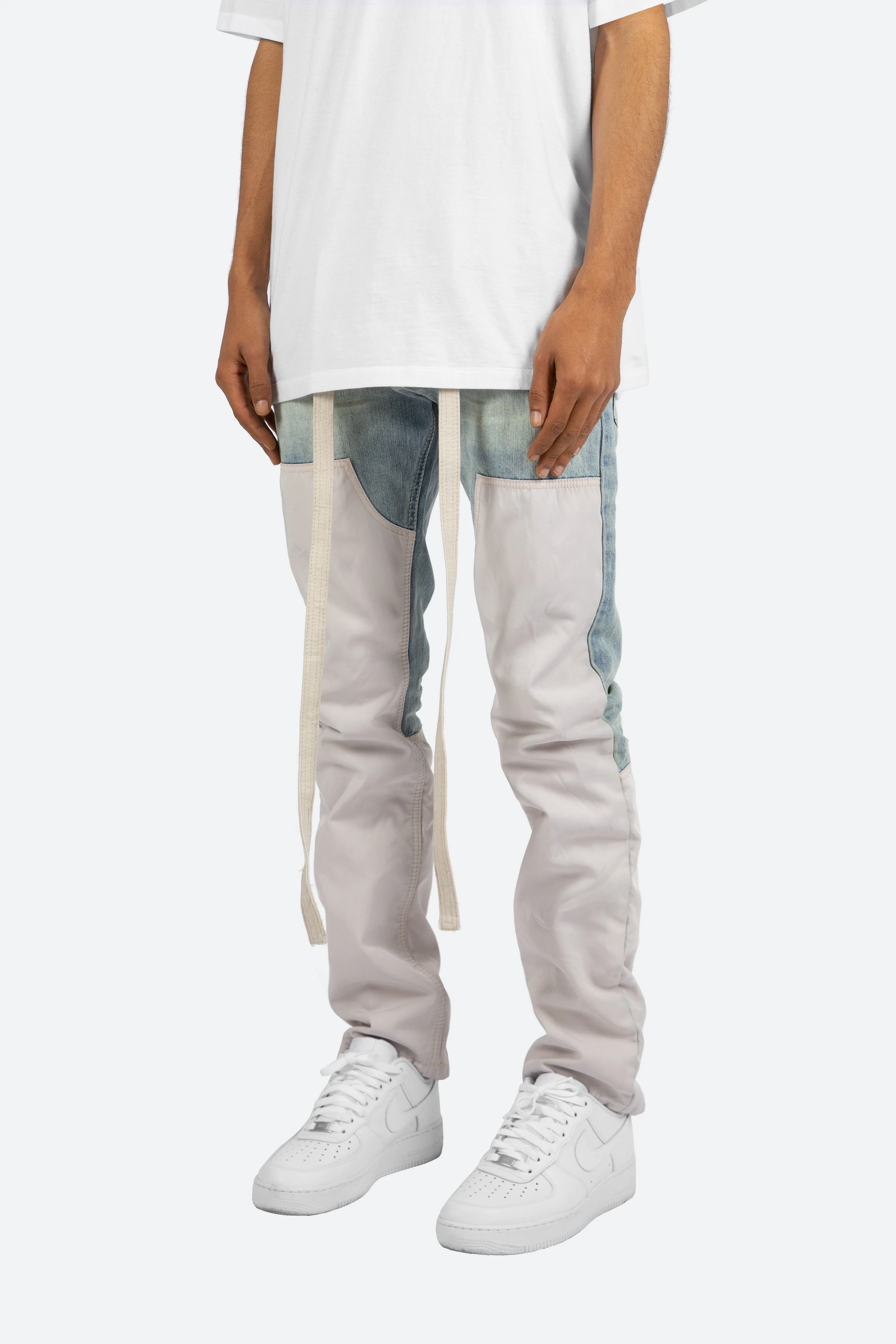 D187 Western Denim - Blue/Natural