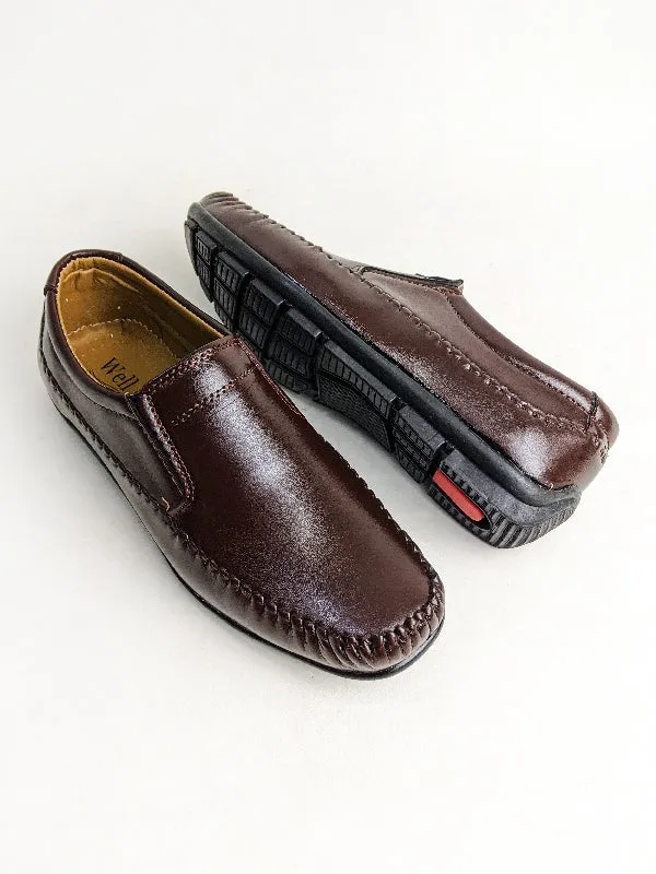 Dark Brown Formal Shoes For Men's YS MS62