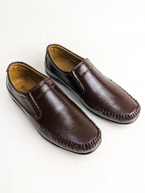 Dark Brown Formal Shoes For Men's YS MS62