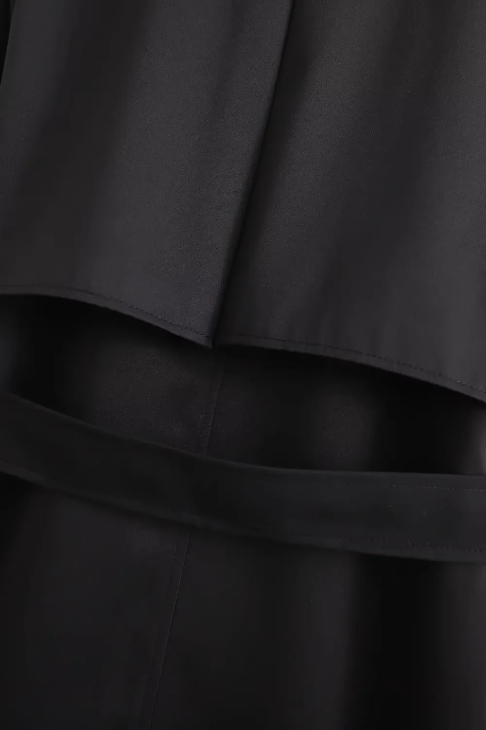 'Denise' Double-breasted Mid-Length Jacket Coat