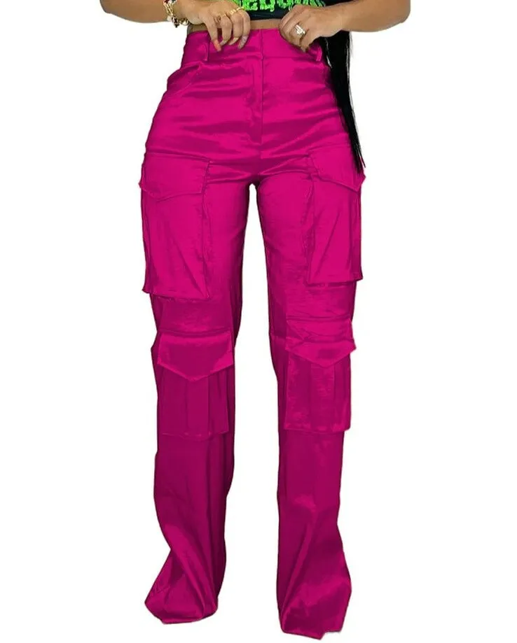 Lise - Satin Night Life Pants