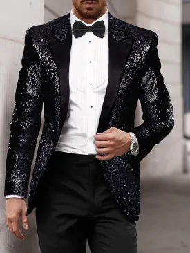 Men's Party Sequin Blazer