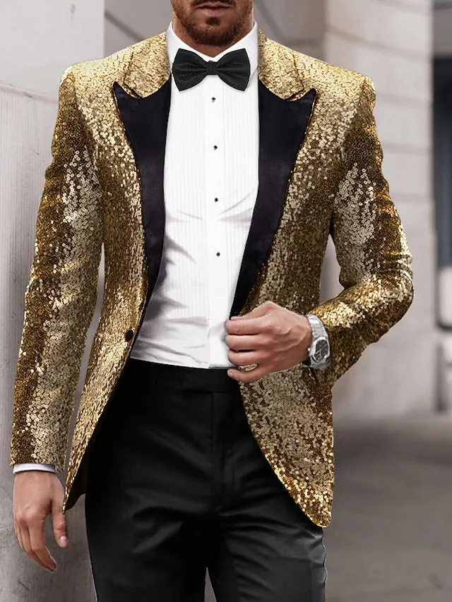 Men's Party Sequin Blazer
