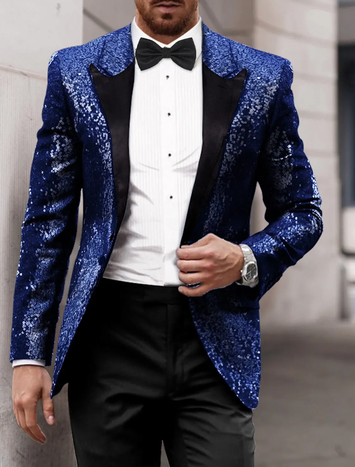 Men's Party Sequin Blazer