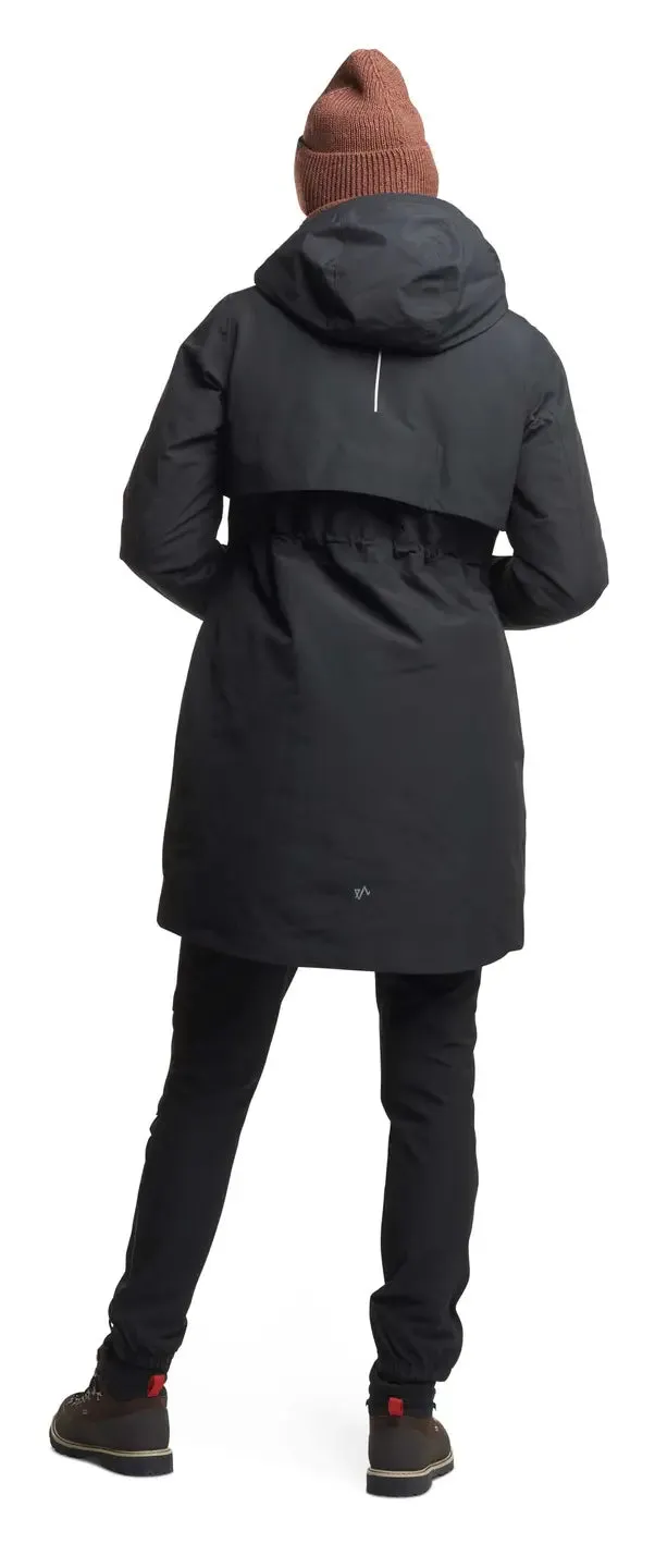 Mode Mia Warm Parkas - Skyggesort