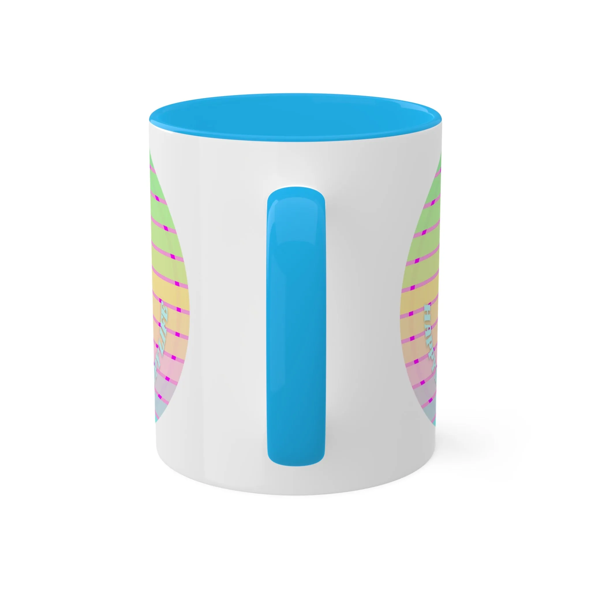 Retro Happy Spirit Happy Life Aesthetic Mug, Smile Face Mug, Trendy Coffee Mug, Tumblr Mug, Aesthetic Happy Life Gift, Aesthetic Pin