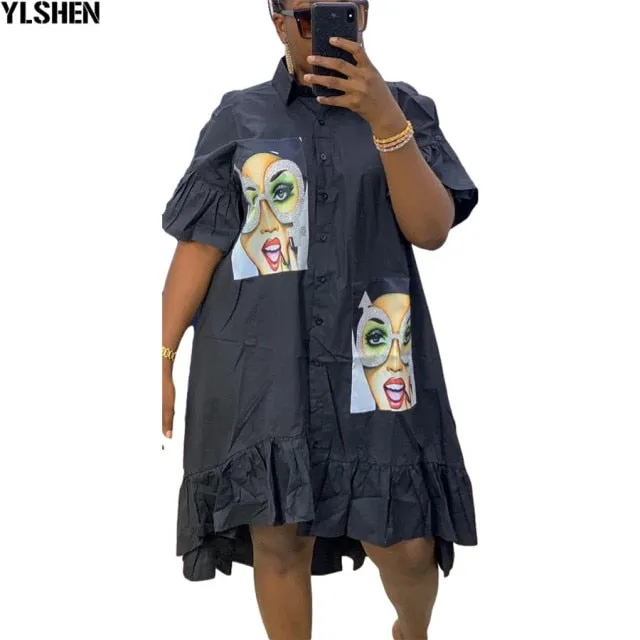 Shirt Dress Africa Clothing