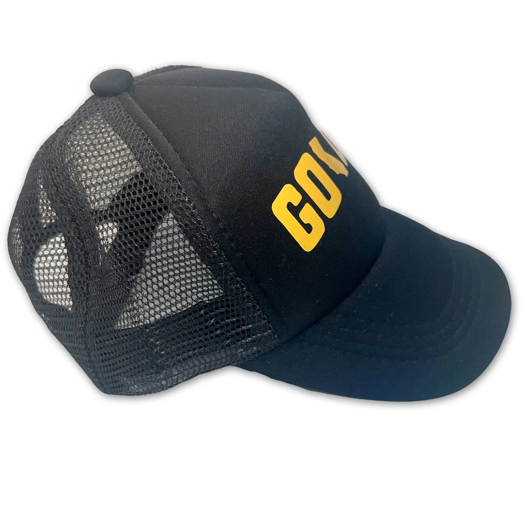 Sol Baby Golden Foil Black Trucker Hat