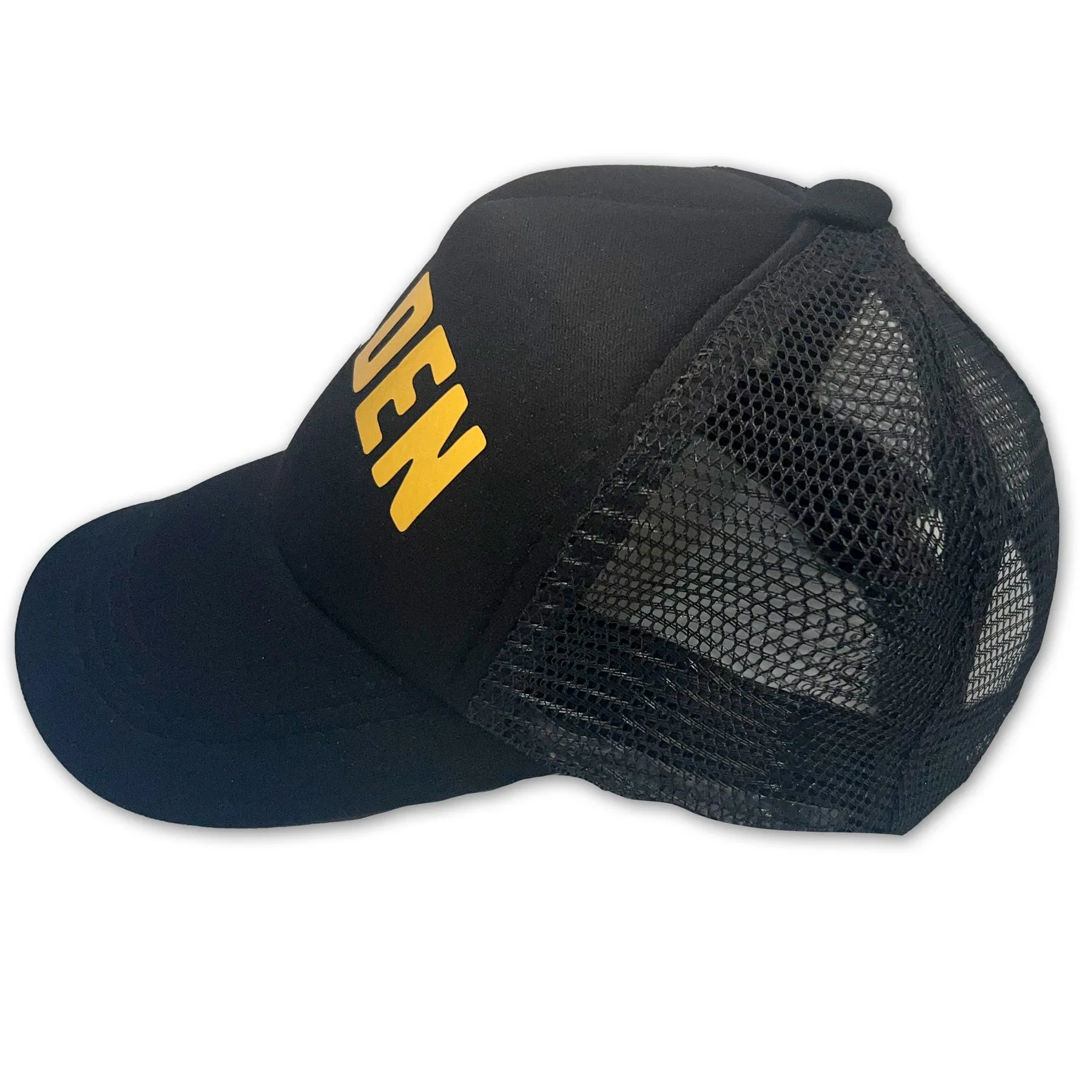 Sol Baby Golden Foil Black Trucker Hat