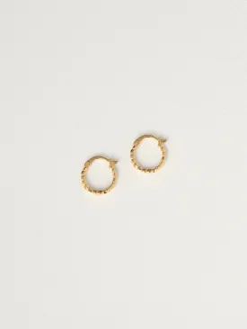 Tempo Hoops Small 9k Gold