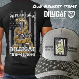 The 1st Defines Us, The 2nd Defends Us T-shirt and Adjustable Hat Bundle